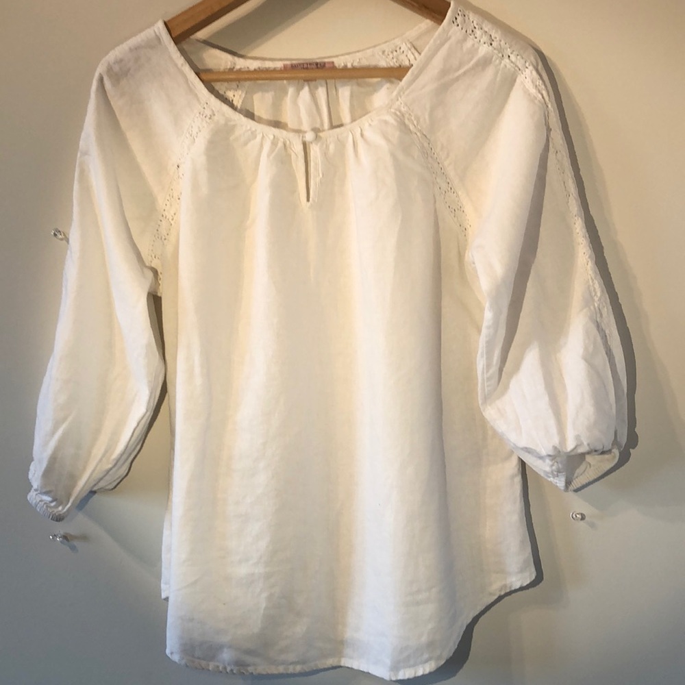 SzM Linen blend top